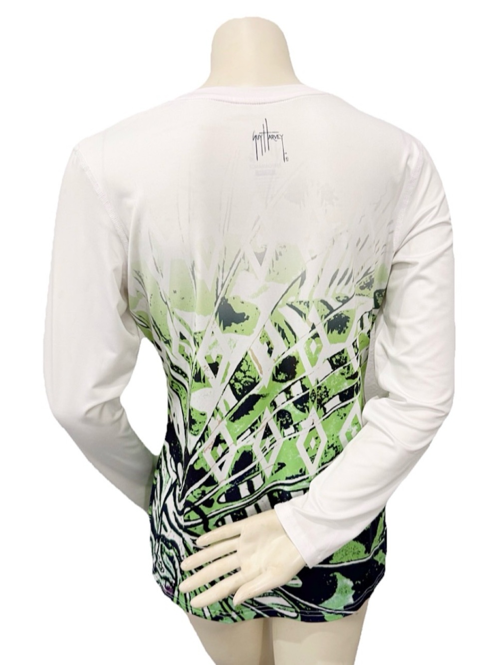 Guy Harvey Performance Long Sleeve Fishing Shirt Women’s M UV Key West FL - Picture 4 of 9